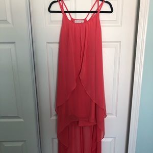 Pink High Low Dress